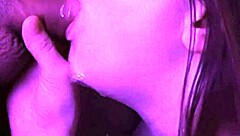 Juicy Girl Neighbor Sucks and Teases Big Dick Wetly