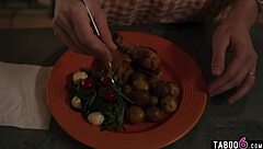 Dominant husband controls his wife roughly in hardcore threesome with ebony group, making her want to leave