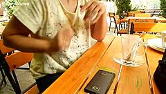 Chubby Mature Milf Boldly Flashing Her Hairy Tits Outdoors