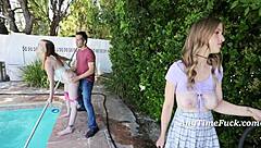 tutoring teen students while free using them in group fantasy