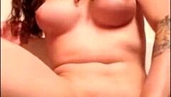 intriguing shemale webcam show with hard dildo riding