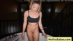 Horny Busty Blonde Slut Sucking Huge Dick in the Bathtub Before Intense Fucking - Whitney OC JMAC