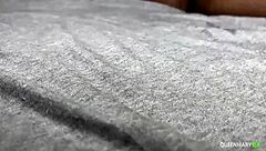 ebony amateur teases with close-up doggystyle creampie in wet missionary pov