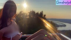 Oh man, nothing beats some outdoor nipple play with a pretty Hungarian brunette!