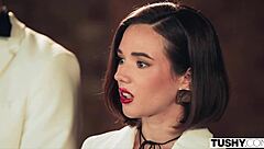 Tushy petite model Eve Sweet craves huge anal action