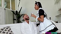 Cute teen 18+ aims to satisfy her master with shy hardcore fucking in maledom scene