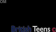 sexy british teen 18+ gives jerk off instructions in lingerie