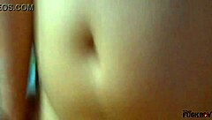 Hot woman sneaks into bed for intense anal with man until door knocks