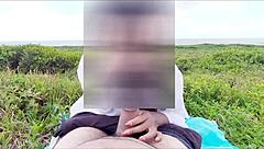 rapidinha na praia em publico! oh, that juicy ass gets creampied outdoors!