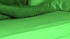 Accidentally Fucking Big Ass Brunette In Bed Leads To Intense Creampie Pounding