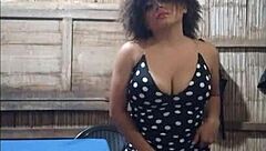 I fulfilled the challenge for a bet and sent homemade masturbation video semi-nude