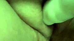 Wife boldly rides dildo on dryer in amateur BBW session.