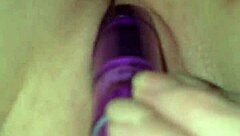 Hey, watch Crystal enjoy her vibrator while Jamer licks her big wet ass!