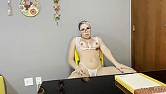 Sexy brunette amateur Esperanza toys wet pussy solo waiting for friend