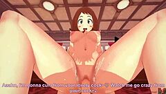 dialogic-provocative cowgirl hands on knees?