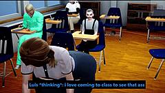 Can This Pawg Teacher Handle A Big Ass Tease?