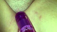 Hey, watch Crystal enjoy her vibrator while Jamer licks her big wet ass!