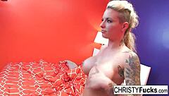 Oh Yes! Nick Manning Pounds Tattooed Brunette Pornstar Christy's Tight Pussy Hard!