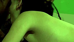 why is he flogging her cute bound ass with that big black cock and domination toys?