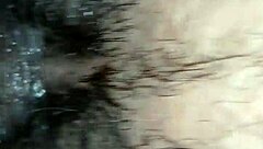 Young guy sneaks into bedroom at night to lick and fuck tight wet pussy of his friend's wife in doggystyle until creampie finish.