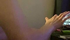 Infamous Canadian amateur masturbates in the living room for first time