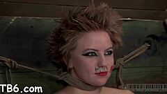Bound Chick Endures Intense Facial Torment With Deep Lust And Naughty Excitement