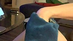 Infamous Canadian amateur masturbates in the living room for first time