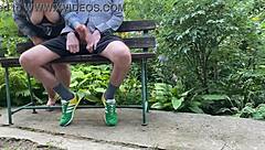 Oh man, that mature cougar with those saggy tits just made me cum so hard outdoors!