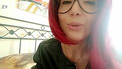 Nerdy Cougar In Glasses Gets Clothes Torn Off In Rough Roleplay