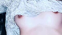 Riding motorcycle in the alley, we almost got caught by neighbors!