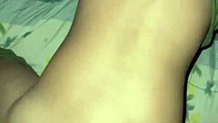 chubby woman enjoys smooth shaved pussy and intense anal sex session