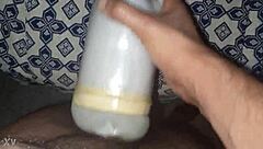 i love watching this arab moroccan amateur with big cock masturbate at home