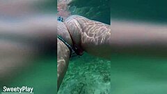 Multiple Creampie Underwater Cum Inside Yet Leaves Her Wet Pussy Dripping