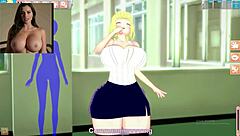 RUBIA RUSA DE NTR FOLLADA CON LENCERIA Y CORRIENDOSE COMO LOCA In Game