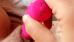 Hey, watch this milf spreading her wet pussy wide open for you