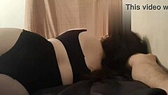 Why is the boss's friend Oscar in lingerie sucking like that?