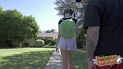 Olivia Young 18+ Devours Cum After Intense Ass Packing