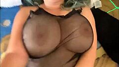 Morning Wood Big Bouncing Tits Full Videos on Sheer with Mature Petite Teen Fucking BBC in Homemade Amateur Interracial