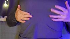 Oh, wanna see me ride this dildo hard with cum play in my net outfit?