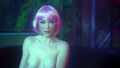 Bryona Ashly starts with deepthroat blowjob. Then she rides in cowgirl and missionary for intense pussy licking session.