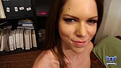 NICE TITS! Jenna Jay Milks Miles Long in Sensual POV Orgasm!
