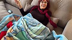 I walked in on this muscular redhead babe masturbating in the garage, so I dove in to lick her pussy and finished with a passionate doggystyle cum in mouth.