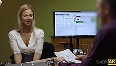 Why should I give my shaved pussy to the loan agent for cash?