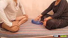 Woman playing truth and dare with guy turns into missionary and doggystyle fucking