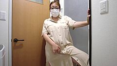 Oh yes! This married woman explodes in pleasure from intense standing masturbation!