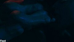 she was lickin my toes like it was some kinda dessert