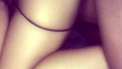 Whoa, this horny teen gets her wet pussy blown out by big black cock in doggystyle!