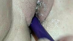 Amateur housewife unleashes huge squirting orgasms while fucking her buddy on cam in intense homemade wife action