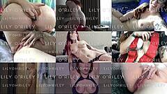 What If This Redhead Gamer Girl Teases You with Her See-Through Stockings and Bare Feet?