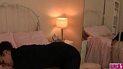 hot milf dry humps shy virgin in femdom style with intense passion and control